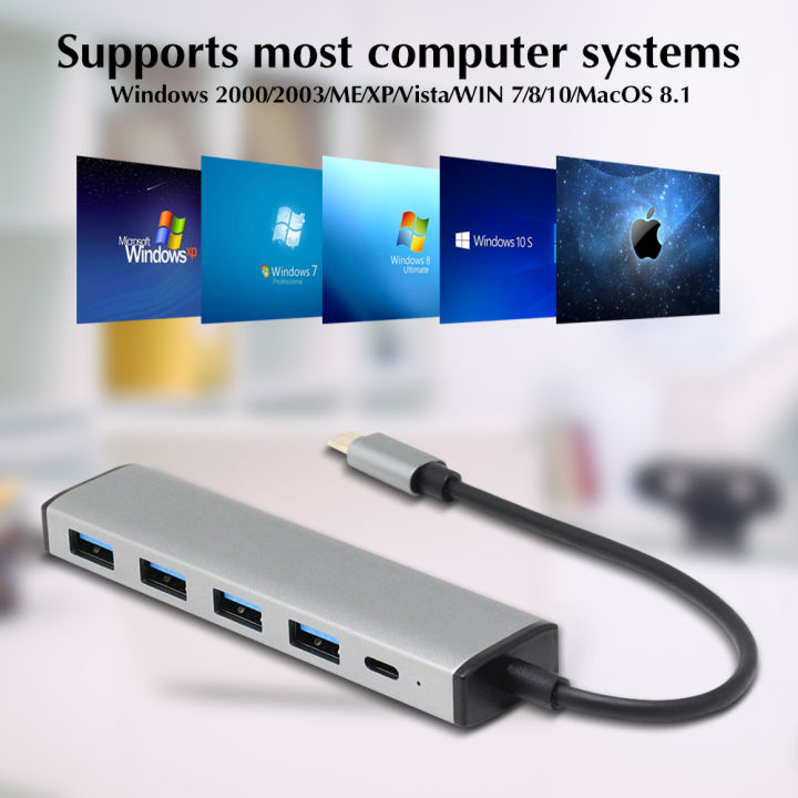 %E3%80%90EleganceWorld%E3%80%91GOOJODOQ%20Type-C%20HUB%20To%20USB%203.0%202.0%20Adapter%20Dock%204%20Port%20Ulrtra%20Slim%20For%20Windows%20MacBook%20Pro%20Air%20Samsung%20S10%20S9%20Huawei%20P20%20Pro%20-%20Image%204