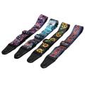Hot 4 Types High Quality Electric Guitar Colorful Belt Guitar Straps Personalized Printing Guitar Bass Strap Guitarra Accessory. 