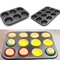 6 Holes Square Cupcake Pan Muffin Tray Cupcake Mold Muffin Pan Carbon Steel Baking Pan Non Stick Bakeware Biscuit Pan Kitchen. 