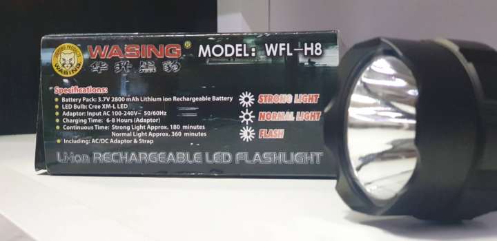 Rechargeable%203%20Lighting%20Modes%20Cree%20XML%20U2%20LED%20Flashlight%20WASING%20WFL-H8%20(800LM,%20Li-ion%20batteries%20pack,%20Black)%20-%20Image%203