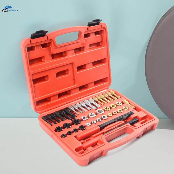 Ring Bit For Thread Repair 42 Pieces Thread Repair Tools Portable drill bit Taps Threaded Inserts ...