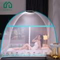 Lumina Zipper Design Mosquito Net Foldable Mosquito Net Tent with Zipper Closure Fully Enclosed Anti-mosquito Bed Cover for Quick Protection Buyer's Choice Fully Enclosed Mosquito Net. 