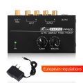 Preamplifier Phono Preamp Ultra-Compact Audio Amplifier With Level Volume Control Turntable Input Rca Output 1/4'' Trs Output. 