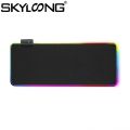 Skyloong LED Luminous Colorful Lights RGB Gaming Mouse Pad Keyboard Mat for Computers. 