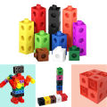 10 Colors Graphics Math Link Cubes Baby Geometric Counting Cubes Snap Blocks. 