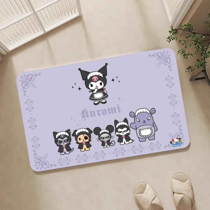 MINISO%20Sanrio%20Kuromi%20Floor%20Mat%20Floor%20Mat%20Bedroom%20Decoration%20Balcony%20Anti-Slip%20Doormat%20Living%20Room%20Rug%20-%20Image%204
