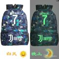 UEFA Champions League Backpack C Casual Bag 7 No. Double Shoulder CR7 Tusson Schoolbag Football Star Juve Sports Men ﹨. 