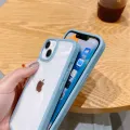 【ThinkWay】Shockproof Armor Color Bumper Clear Case For iPhone 13 12 11 Pro Max XR X XS 7 8 Plus SE2 Mini Luxury Soft Frame Hard Back Cover. 
