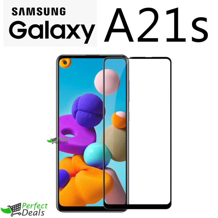 Screen Protector for A21s Full Glue 9D Tempered Glass for Samsung Galaxy A21s