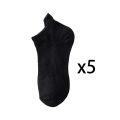 5 Pair Socks for Men No Show Ankle Low Cut Summer Man Short Thin White Black Nonslip Spring Sport Woman Shoe Slippers Cotton. 