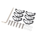 Hard Top Retainer Nut Reliable Vibration Reduction Quiet Operation Durable Hard Top Hardware Kit with Clip for Wrangler JK JKU. 