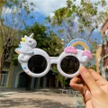 Rainbow Unicorn Kids Boys Girls Sunglasses Kids Round Colorful Rainbow UV Protect Sun Glasses Party. 