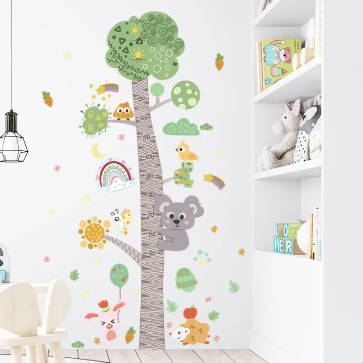 Cartoon%20Animal%20Trees%20Height%20Measure%20Wall%20Stickers%20for%20Kids%20Rooms%20Baby%20Room%20Decoration%20Meter%20Child%20Growth%20Chart%20Wallpaper%20Nursery%20Children's%20Room%20Bedroom%20Porch%20Kindergarten%20Classroom%20Decoration%20Wall%20Sticker%20Mural%20Wall%20Decal%20-%20Image%206