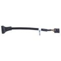 15cm USB 3.0 20 Pin Header Male to USB 2.0 9 Pin Female Adapter Cable. 