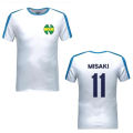 2025 New Kids Japan Anime Captain Tsubasa Nankatsu School Soccer Jersey Ozora Tsubasa Cosplay White Football Shirt Kids Adults Tops. 