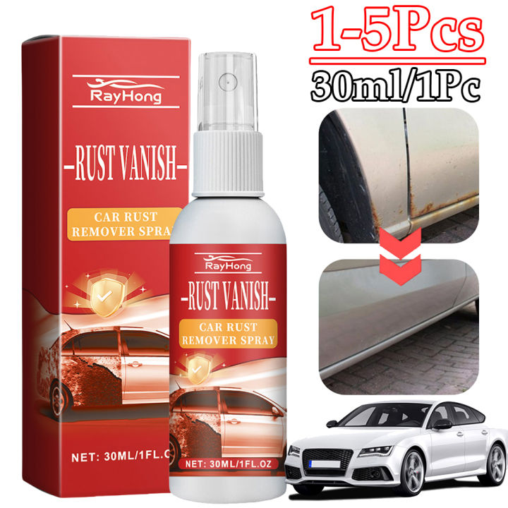 1-5Pcs 30ml Metal Surface Chrome Cleaner Automobile Wash Maintenance Agent Metal Dust Powder Remover Metal Paint Cleaner