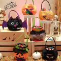 Halloween Themed Gift Bags Pumpkin Shoulder Bag Snack Bags For Halloween Halloween Party Supplies Pumpkin Bat Decorations. 