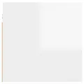 Bedside Cabinets 2 pcs High Gloss White 30.5x30x30 cm Chipboard. 
