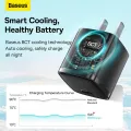 Baseus GaN5 30W Type C Fast Charging Charger for iPhone 14 pro max SAMSUNG S22 Huawei Xiaomi Realme. 