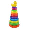 Multicolored Rainbow Tower Toy Large. 