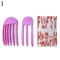 NEW 【FASHION】 Wind Plastic Comb High Cranial Top Artifact Hair Fluffer Hair Root Setting Clip Lazy Hair Styling Comb 3 Teeth 6 Tooth Comb. 