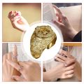 Men's Luxury Jewelry 18k Gold Crown Natural Diamond Ring Birthday Present. 