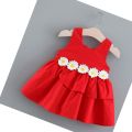 Kids Frock Plane Red Color. 