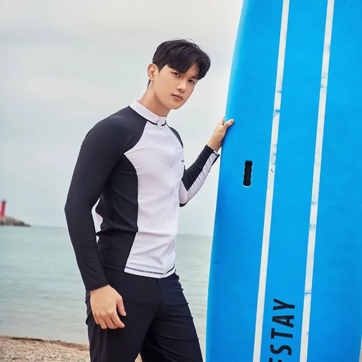 New%20Swimsuit%20Couple%20Long-Sleeve%20Zipper%20Diving%20Suit%20Men's%20Surfing%20Conservatively%20Thin%20Boxer%20Student%20Long%20Sleeve%20Hot%20Spring%20Swimsuit%20-%20Image%204
