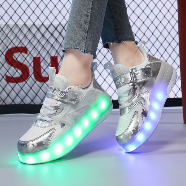 Heelys%20Skates%20Shrinkable%20Good-looking%20Boys%20and%20Girls%20Mesh%20Sneakers%20Students%20Summer%20Double%20Wheel%20the%20Skating%20Shoes%20-%20Image%203