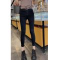 Women's Super Wide-Leg Denim Skirt 2024 Spring and Summer New Korean Style High Waist Slimming Design Mop Wide Leg Pants. 