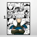A3/A4 Size Framed wall posters Anime Manga style Naruto Madara Itachi Akatsuki wall posters wall decorations for any room. 