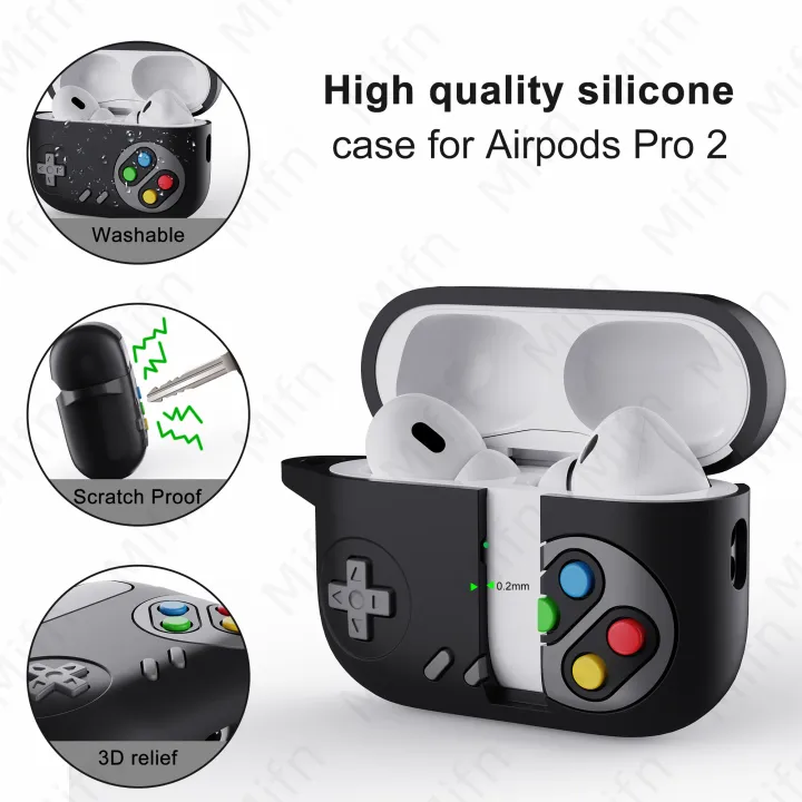 New%20Luxury%20Case%20For%20Air%20Pods%20Pro%202%203d%20Retro%20Game%20Console%20Airpod%20Pro%20Protective%20Case%20With%20Keychain%20For%203%20Silicone%20Case%20-%20Image%207