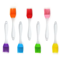 BBQ Oil Brush  Silicone Brush Cake Brush- Multi Color 1Pcs Portable Silicone Oil Brush Grill Oil Brushes Liquid Pastry Kitchen Baking BBQ Tool Kitchen Accessories For Barbecue Grill. 