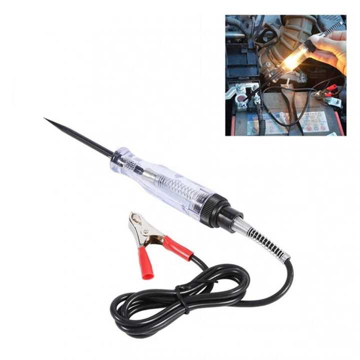 6V 12V 24V DC Car Truck Voltage Circuit Tester VoltMet Long Pen Light Bulb Automobile Maintenance Tools