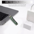 3 Pcs 2.5 Inch Ide to SATA Adapter, Convert Laptop 44 Pin Male Ide Pata HDD Hard Disk Drive Ssd to A Serial Port. 