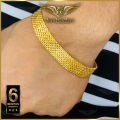 Gold Plated Bismark 5 / 8 mm Bracelet Long-Lasting Guaranteed with Free Gift Box RG-MB. 