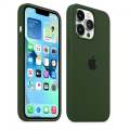 Apple iPhone 15 Pro Max, 15Pro, 15, 15Plus  Liquid silicone Phone Case- Green. 