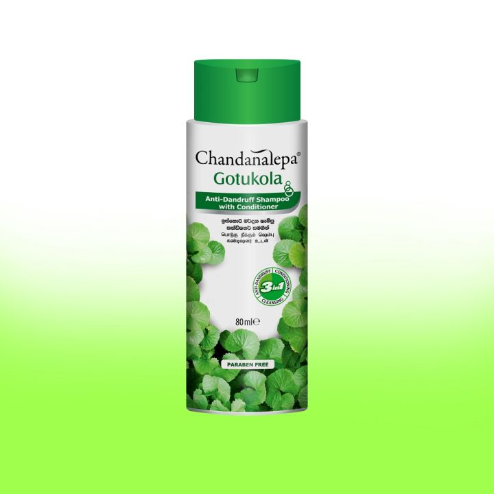 Chandanalepa Gotukola Anti dandruff Shampoo with Conditioner 80Ml