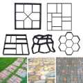 【BestGO】1Pcs Pavements Mold Paving  Moulds Cement Bricks Concretes Molds Road Maker Mold. 
