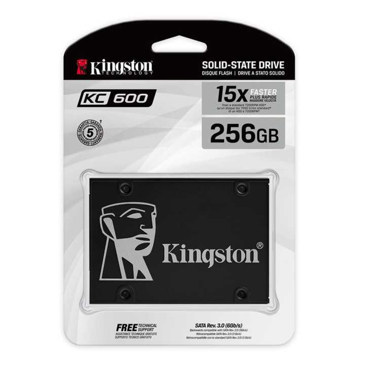 KC600 256GB SSD High Speed-Solid State Drive - SATA III 6 Gb/s