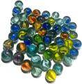 Glass Marble Stone Balls - Pack of 100 (JillBola). 