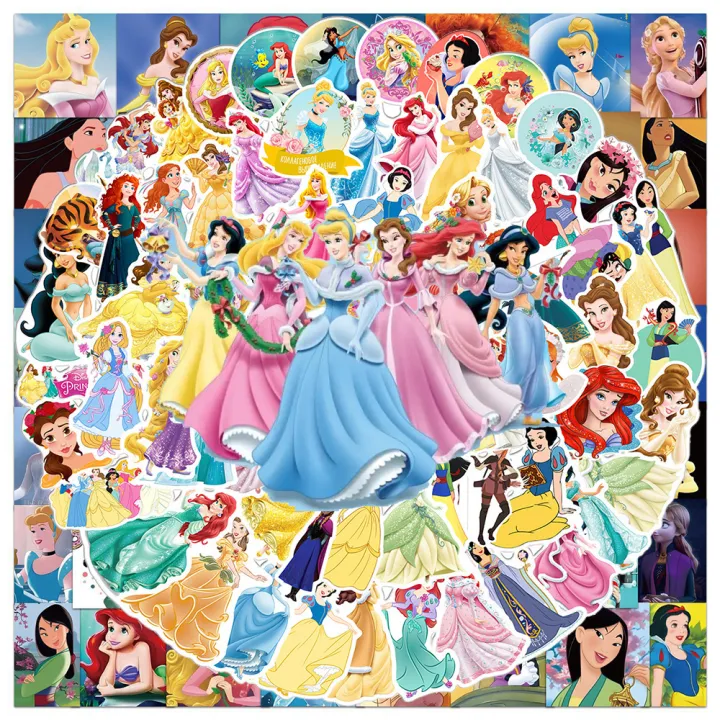 20/40pcs%20Princess%20Stickers%20Disney%20Princess%20Fairy%20Stickers%20for%20Laptop%20Scrapbook%20Journal%20Kids%20Girls%20Boys%20Stickers%20-%20Image%203