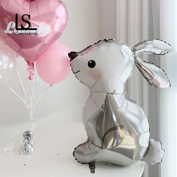 Loveseason 3Pcs Rabbit Balloon Cartoon Animal Long Ears Inflatable ...