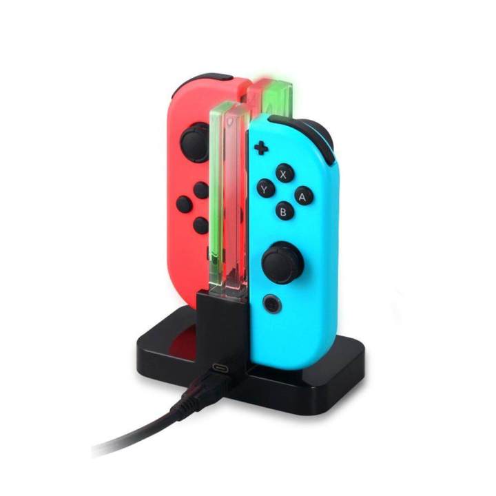 Nintendo%20Switch%20Controller%20Charger%20Joy-Cons%20Charging%20Dock%20Station%20with%20LED%20Indication%204%20in%201%20USB%20Charger%20and%20Free%20Type%20C%20Cable%20-%20Image%205