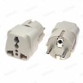 Wonpro European France Travel Power Apater ( Type E/F ), Universal Socket Outlet to German EU Korea Russia Converter Adapter 16A 250V. 
