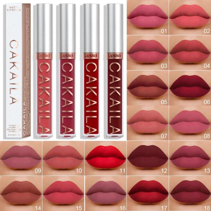 CAKAILA%20Matte%20Liquid%20Lipstick%20Waterproof%20Lip%20Glaze%20Non%20Sticky%20Cup%20Long%20Lasting%20Lip%20Gloss%20-%20Image%203