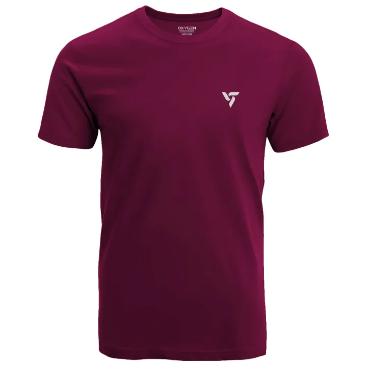 T-Shirt Republic - Maroon Men's Sports T-Shirt