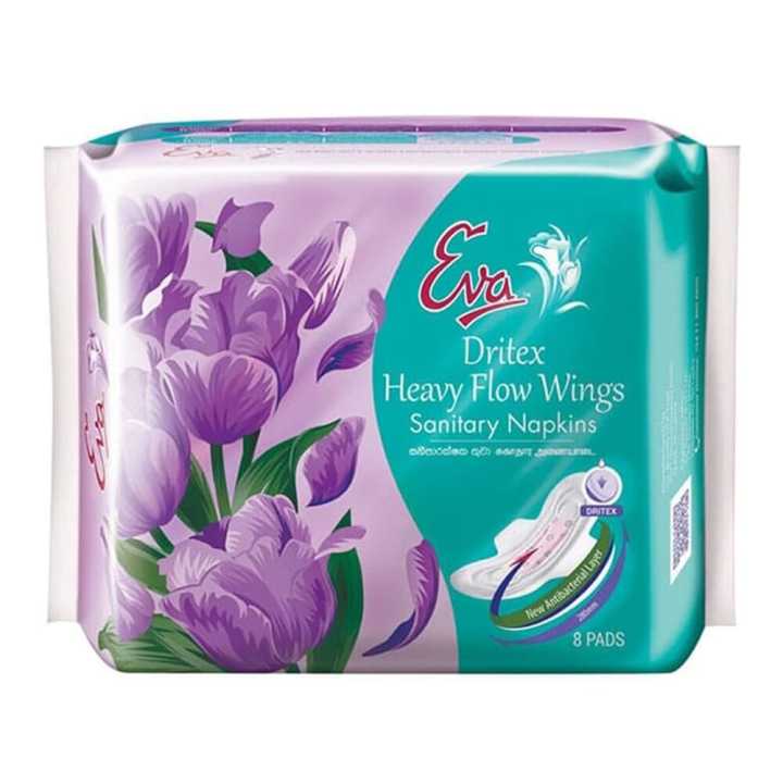 Eva Drytex Heavy Flow Wings 8Pcs