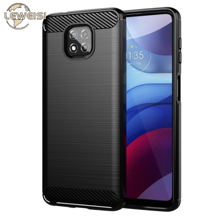 Leweisi Carbon Fiber Bumper Phone Case For Motorola Moto G - Main Image