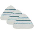 3Pcs Steam Mop Replacement Pads Triangle Washable Cloth Cleaning Floor Microfiber Mop Head Pad Steam Mop Fittings. 